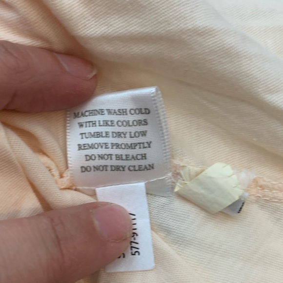 bobi Los Angeles Cream Cold Shoulder Short Sleeve - Picture 7 of 7